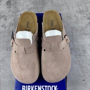 Birkenstock Boston Suede Taupe